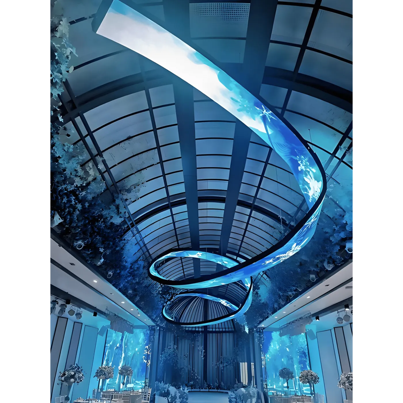 Crystal Film LED Display used for creative lighting