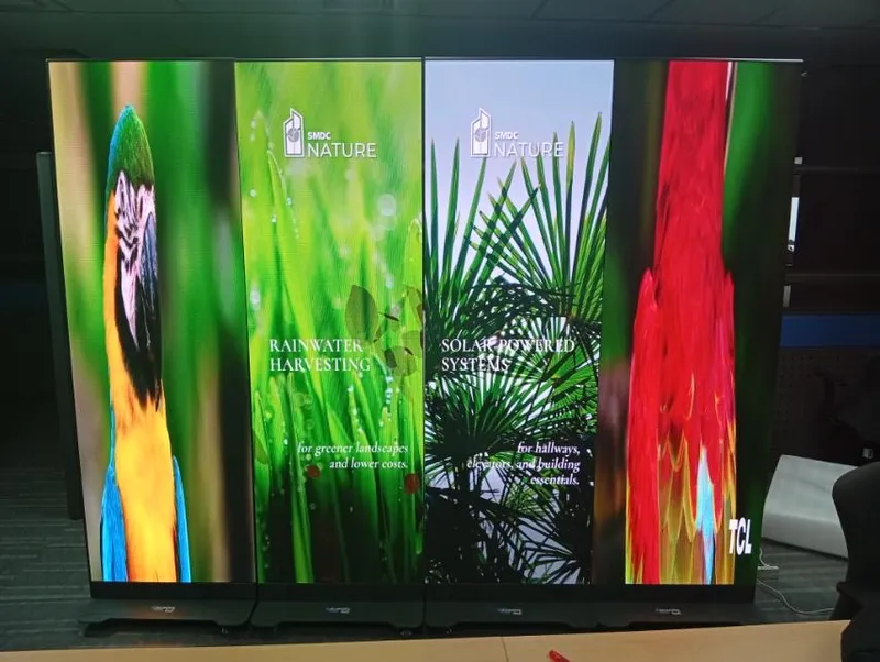 SM Development Corporation LED installation with pixel pitch P2.