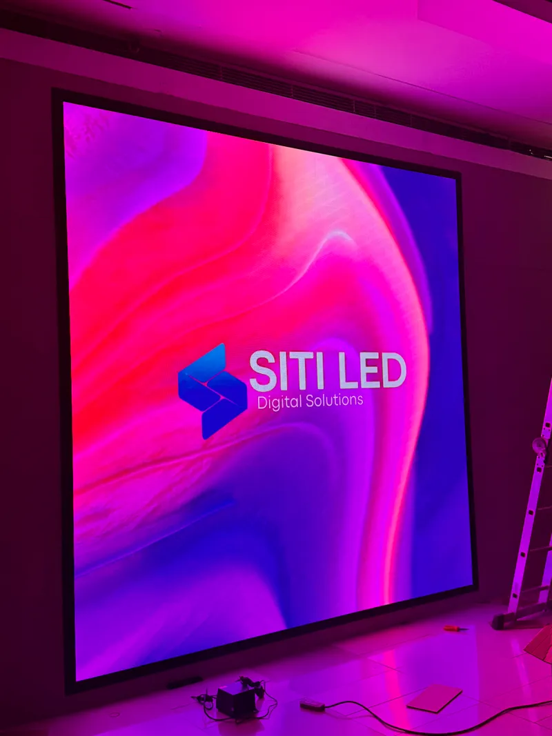 Sports Central SM San Lazaro fixed LED display installation with pixel pitch P2.