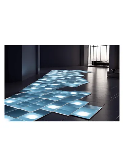 Tile Texture LED Series used for creative and appealing flooring